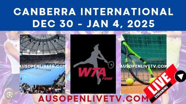 Canberra Open 125 Tennis Live Streaming
